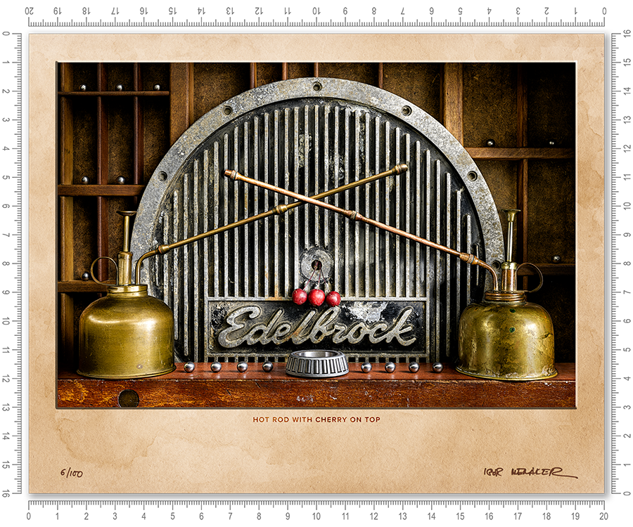 Hot rod with cherry on top - Igor Menaker Fine Art Photography
