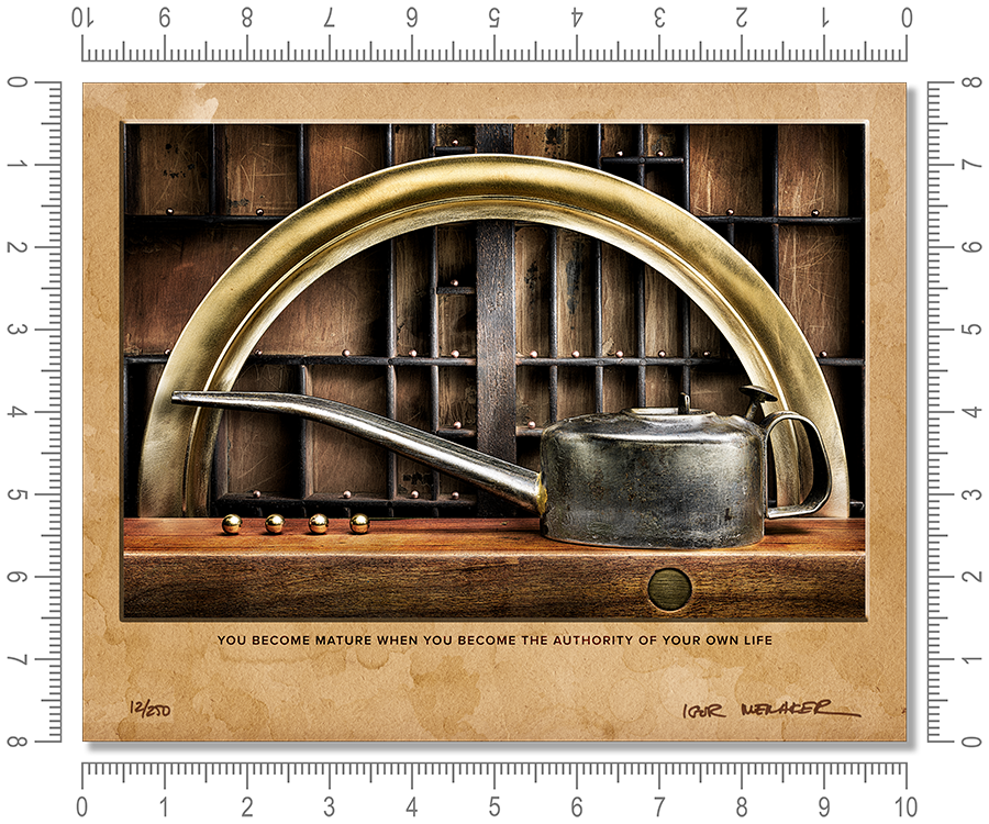 You become mature when you become the authority of your own life