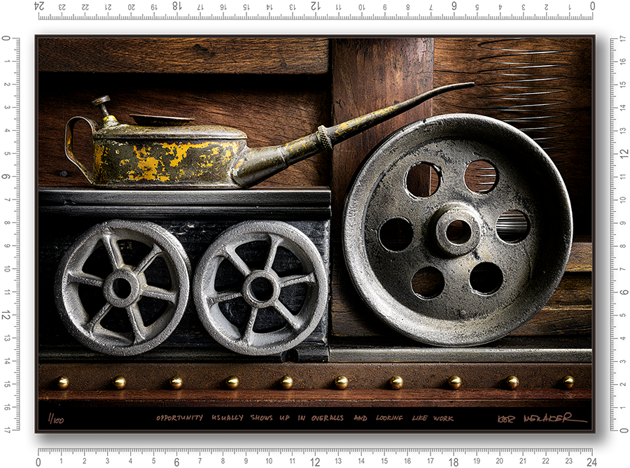 Opportunity usually shows up in overalls and looking like work - Igor Menaker Fine Art Photography