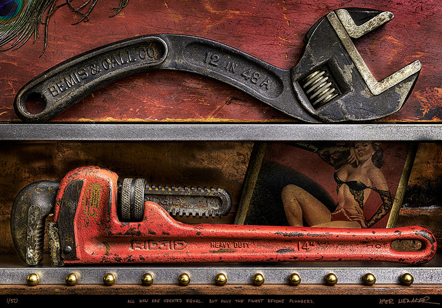 All men are created equal. But only the finest become plumbers. - Igor Menaker Fine Art Photography