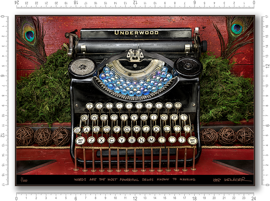 Words are the most powerful drugs known to mankind - Igor Menaker Fine Art Photography