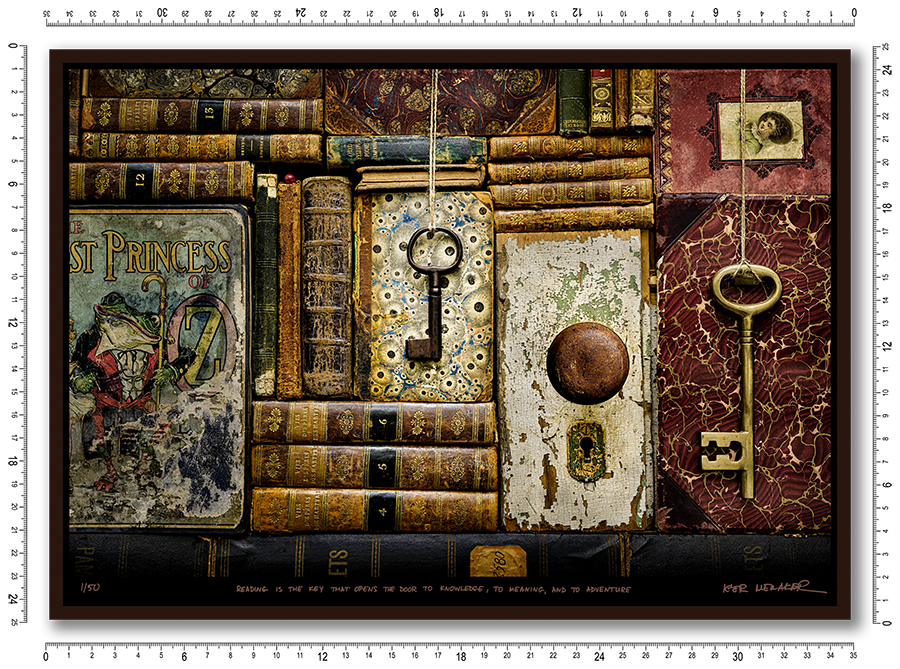 Reading is the key that opens the door to knowledge, to meaning, and to adventure - Igor Menaker Fine Art Photography