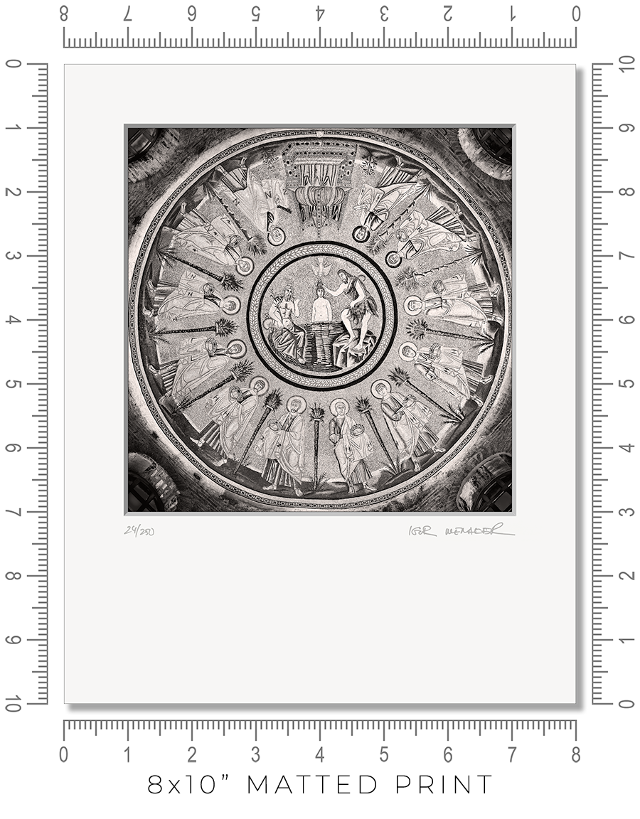Arian Baptistery in Ravenna - Igor Menaker Fine Art Photography