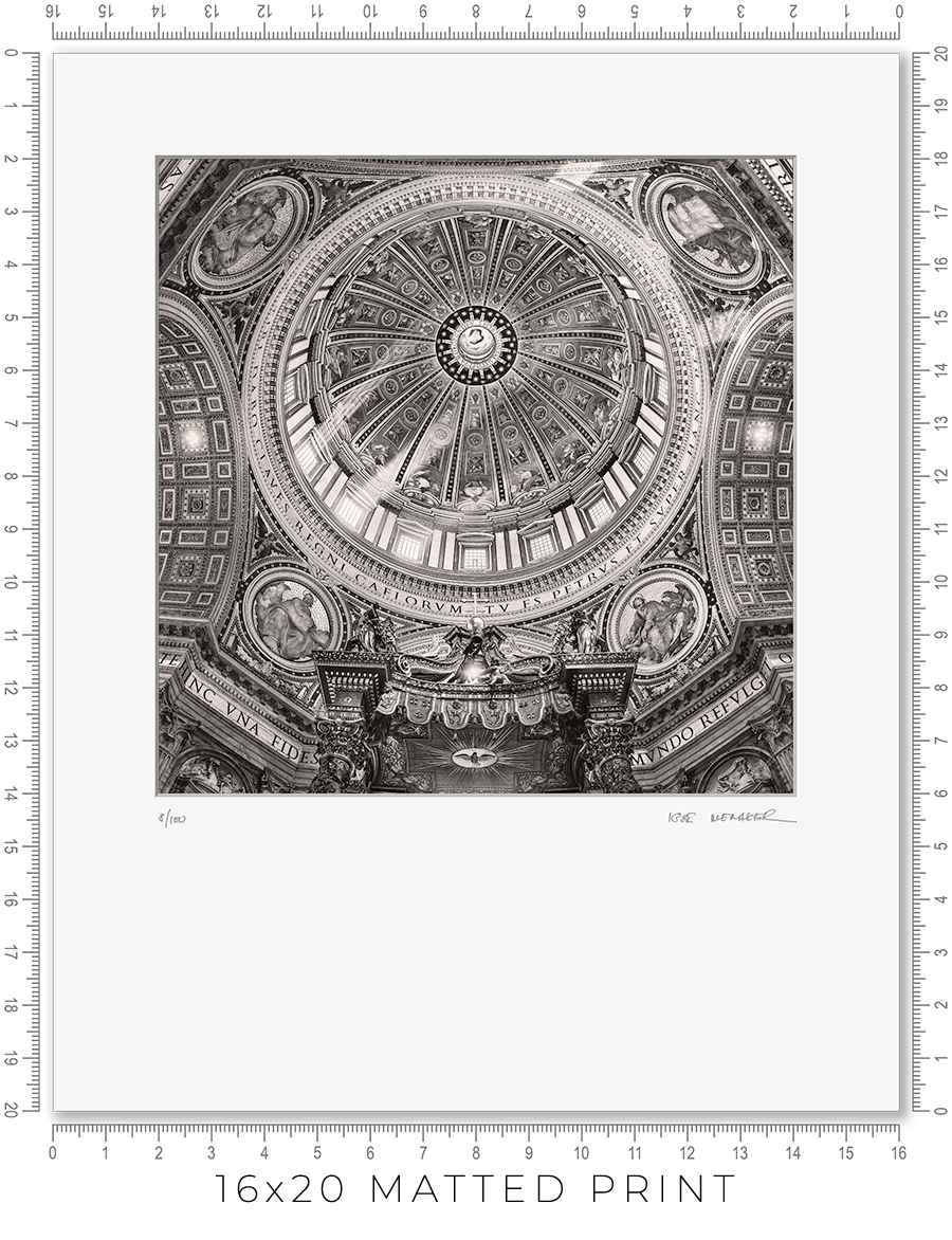 St Peter Basilica in Vatican - Igor Menaker Fine Art Photography