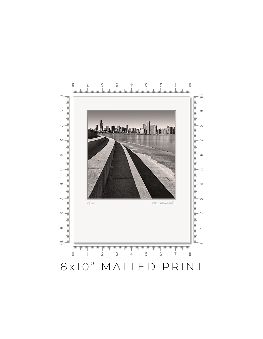 Chicago Skyline From Adler Planetarium - Igor Menaker Fine Art Photography