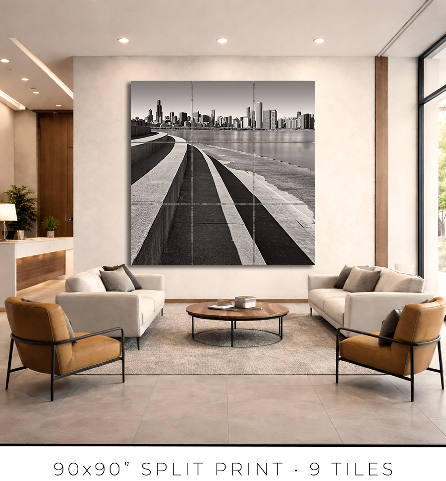Chicago Skyline From Adler Planetarium - Igor Menaker Fine Art Photography