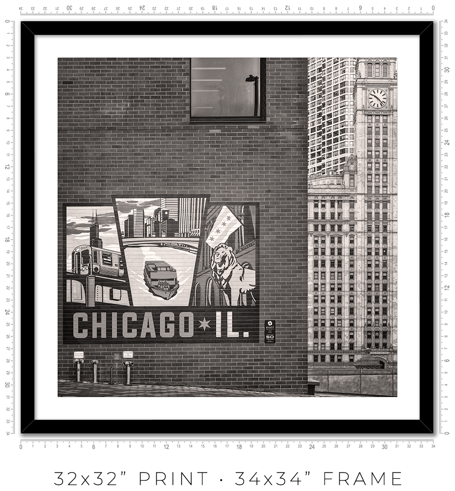 Chicago Travel Decal Mural - Igor Menaker Fine Art Photography