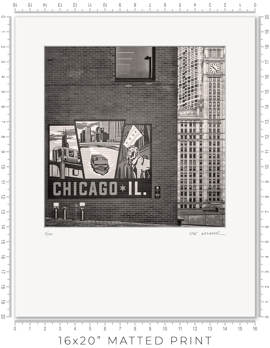 Chicago Travel Decal Mural - Igor Menaker Fine Art Photography