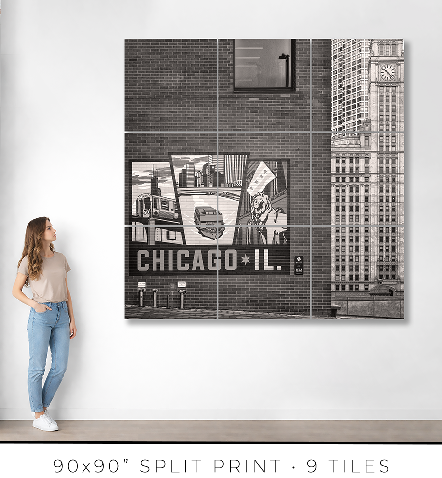 Chicago Travel Decal Mural - Igor Menaker Fine Art Photography