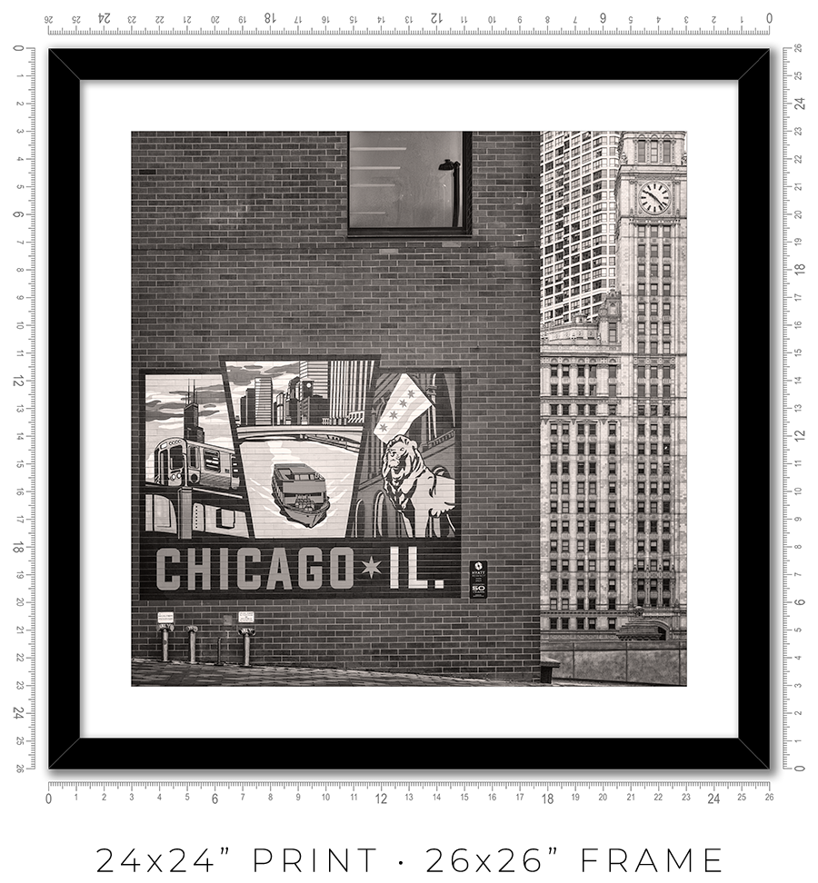 Chicago Travel Decal Mural - Igor Menaker Fine Art Photography