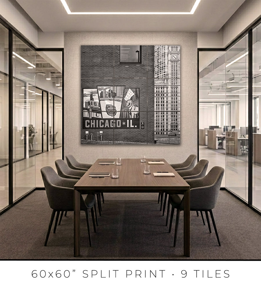 Chicago Travel Decal Mural - Igor Menaker Fine Art Photography