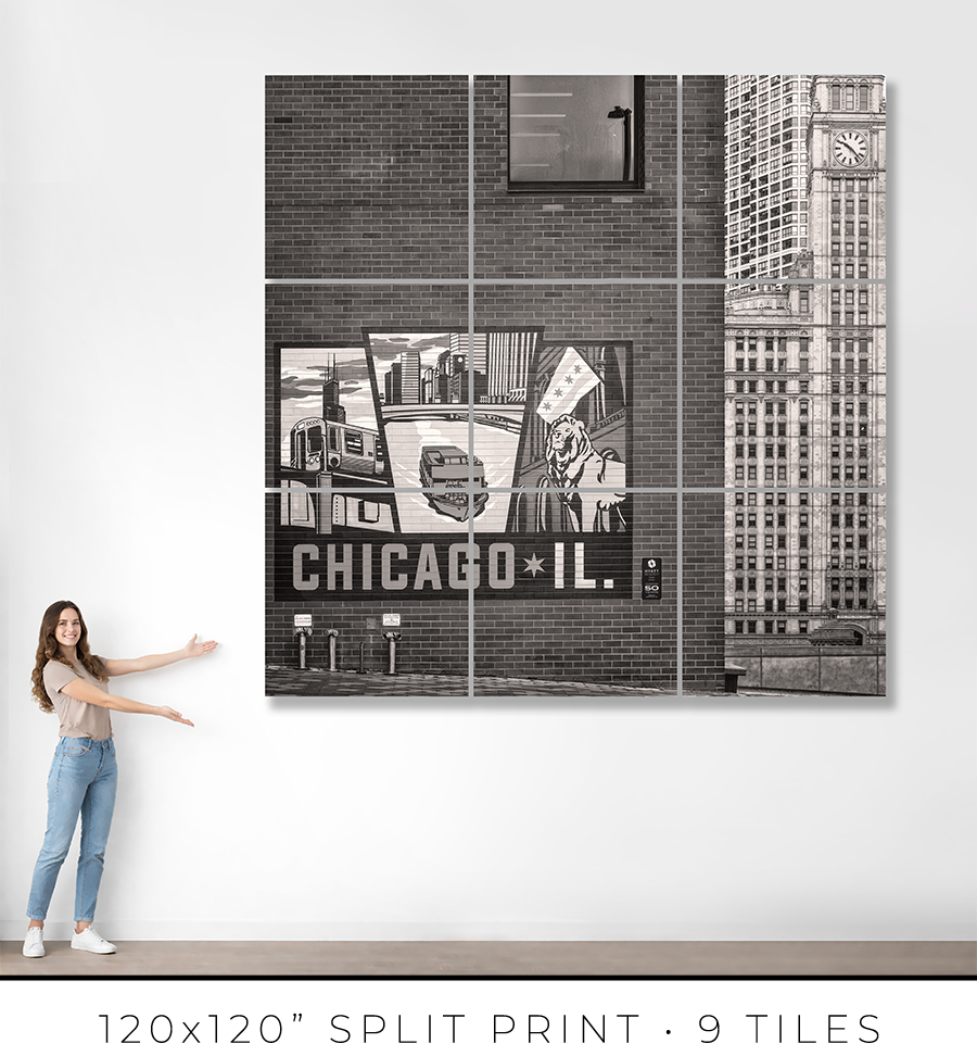 Chicago Travel Decal Mural - Igor Menaker Fine Art Photography