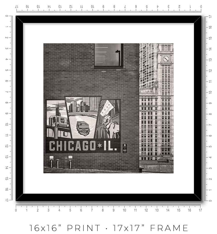 Chicago Travel Decal Mural - Igor Menaker Fine Art Photography