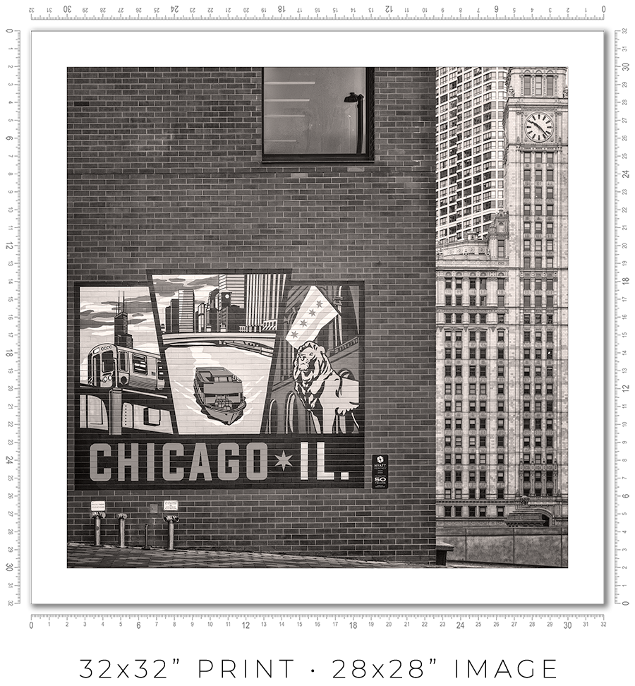 Chicago Travel Decal Mural - Igor Menaker Fine Art Photography