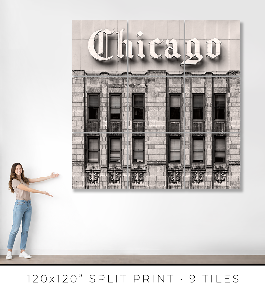 Chicago Tribune Sign - Igor Menaker Fine Art Photography