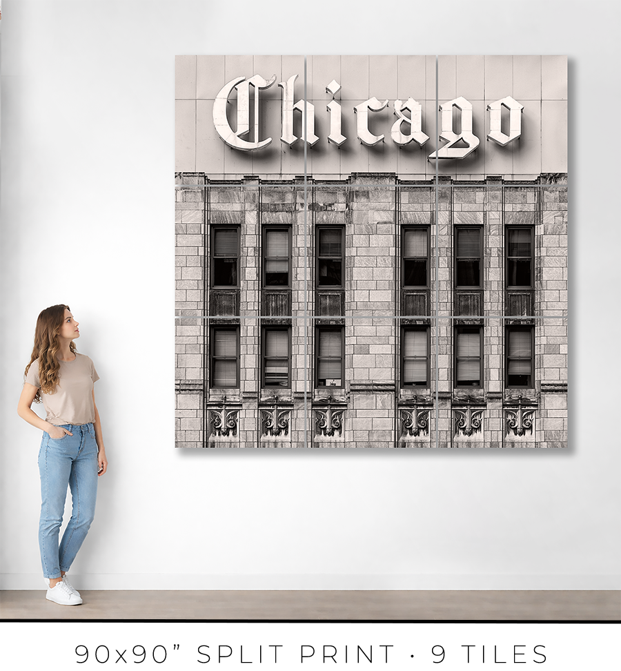 Chicago Tribune Sign - Igor Menaker Fine Art Photography