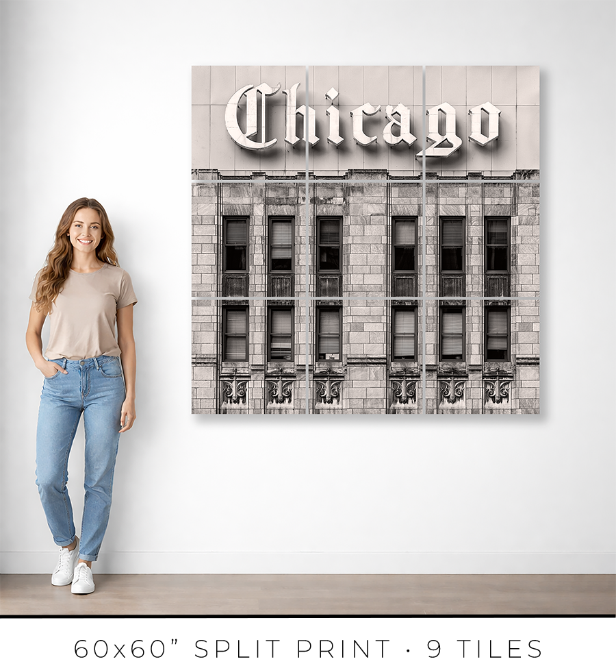 Chicago Tribune Sign - Igor Menaker Fine Art Photography