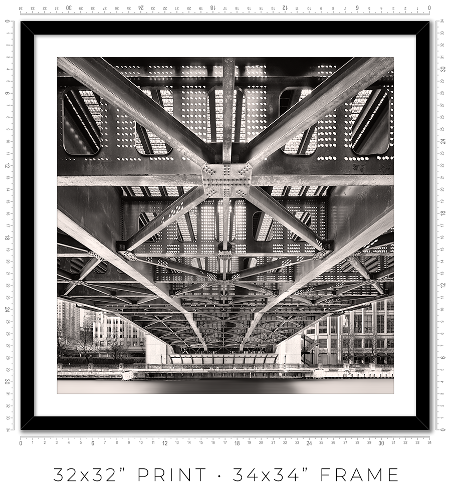 Columbus Drive Bridge - Igor Menaker Fine Art Photography