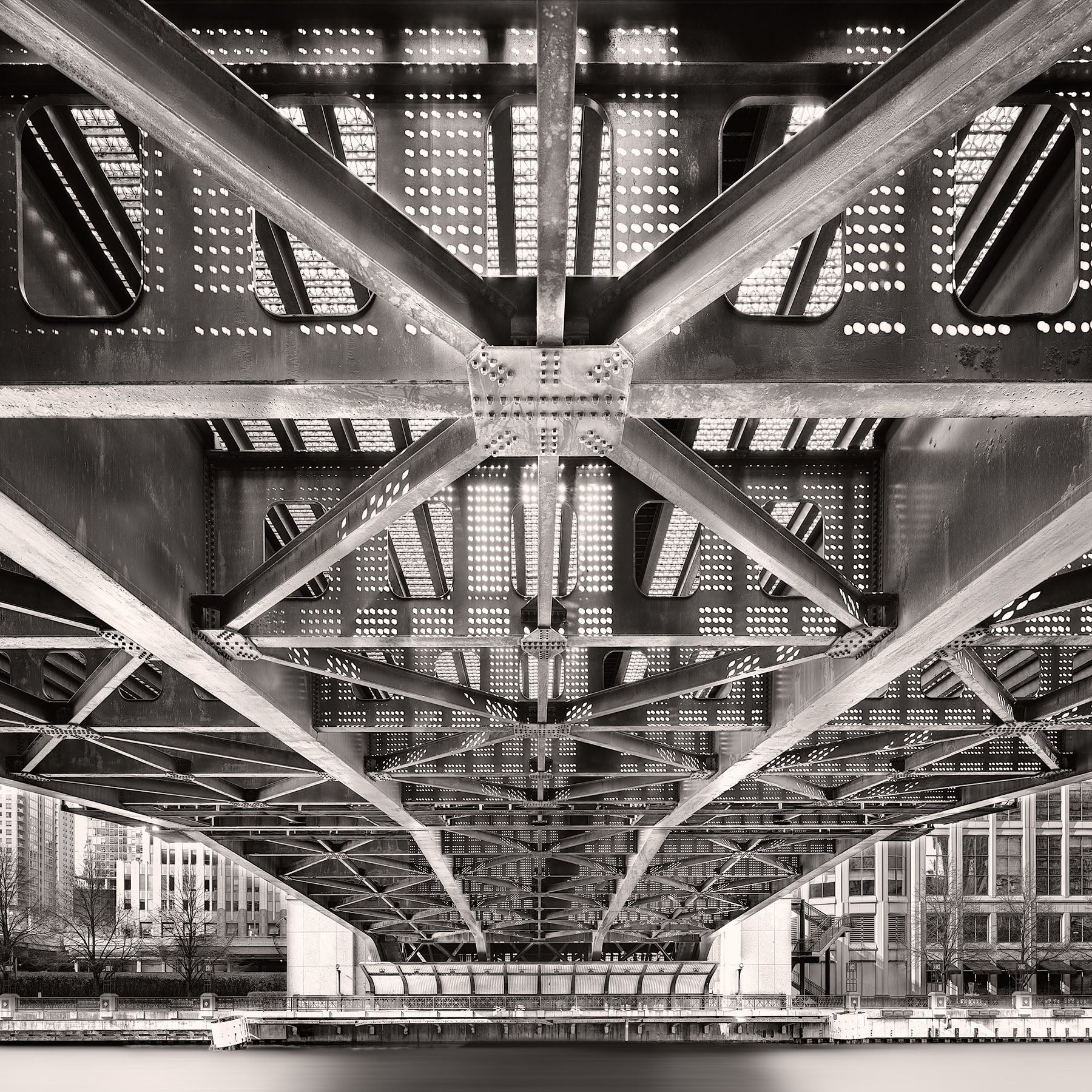 Columbus Drive Bridge - Igor Menaker Fine Art Photography