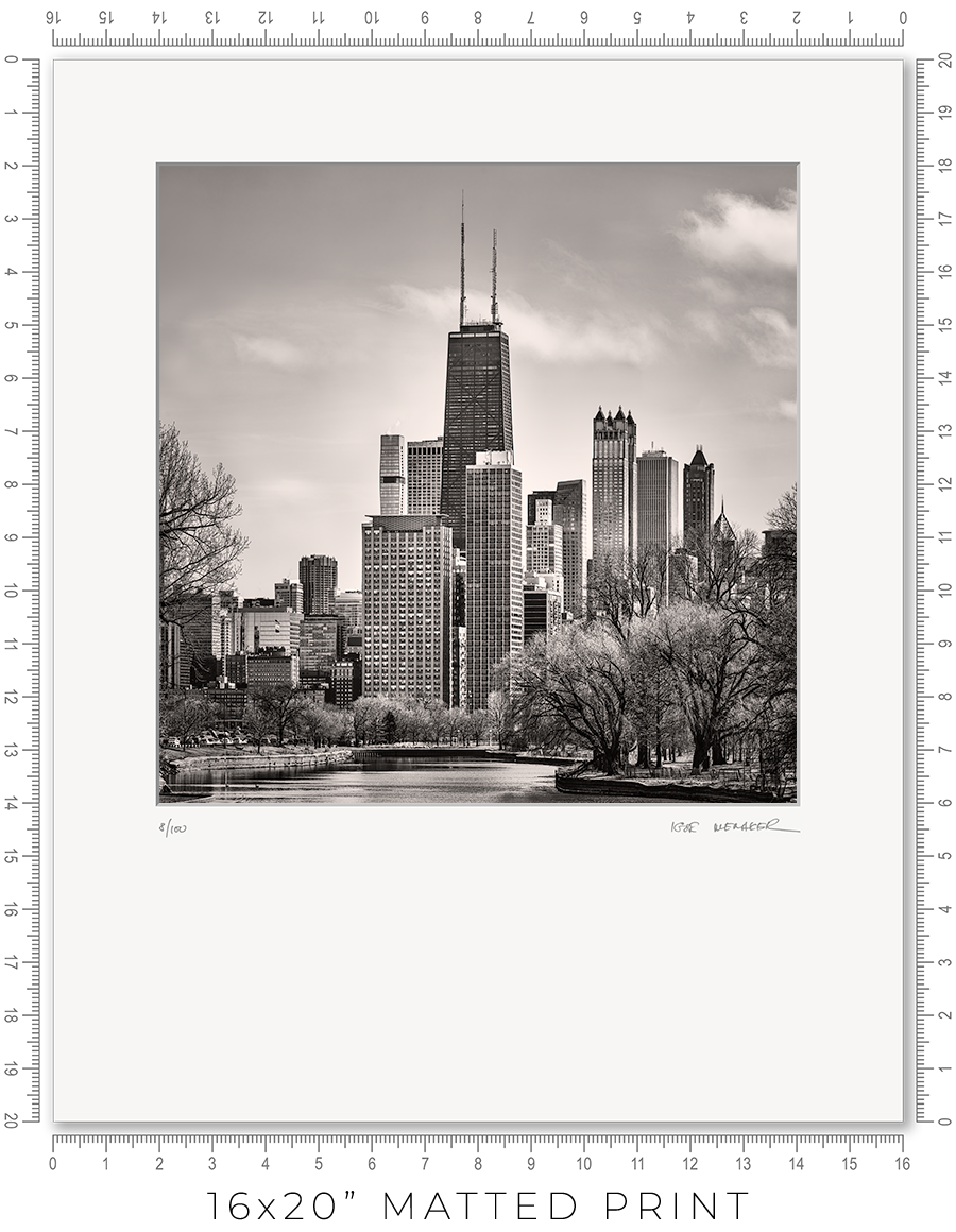 Gold Coast Skyline from Fullerton Avenue Bridge - Igor Menaker Fine Art Photography