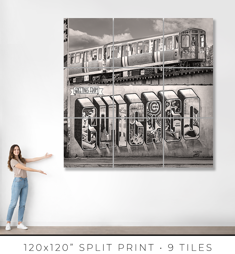 Greetings from Chicago Mural - Igor Menaker Fine Art Photography