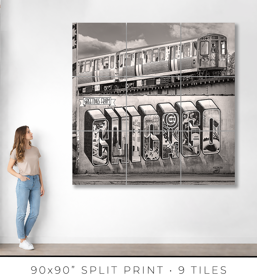Greetings from Chicago Mural - Igor Menaker Fine Art Photography