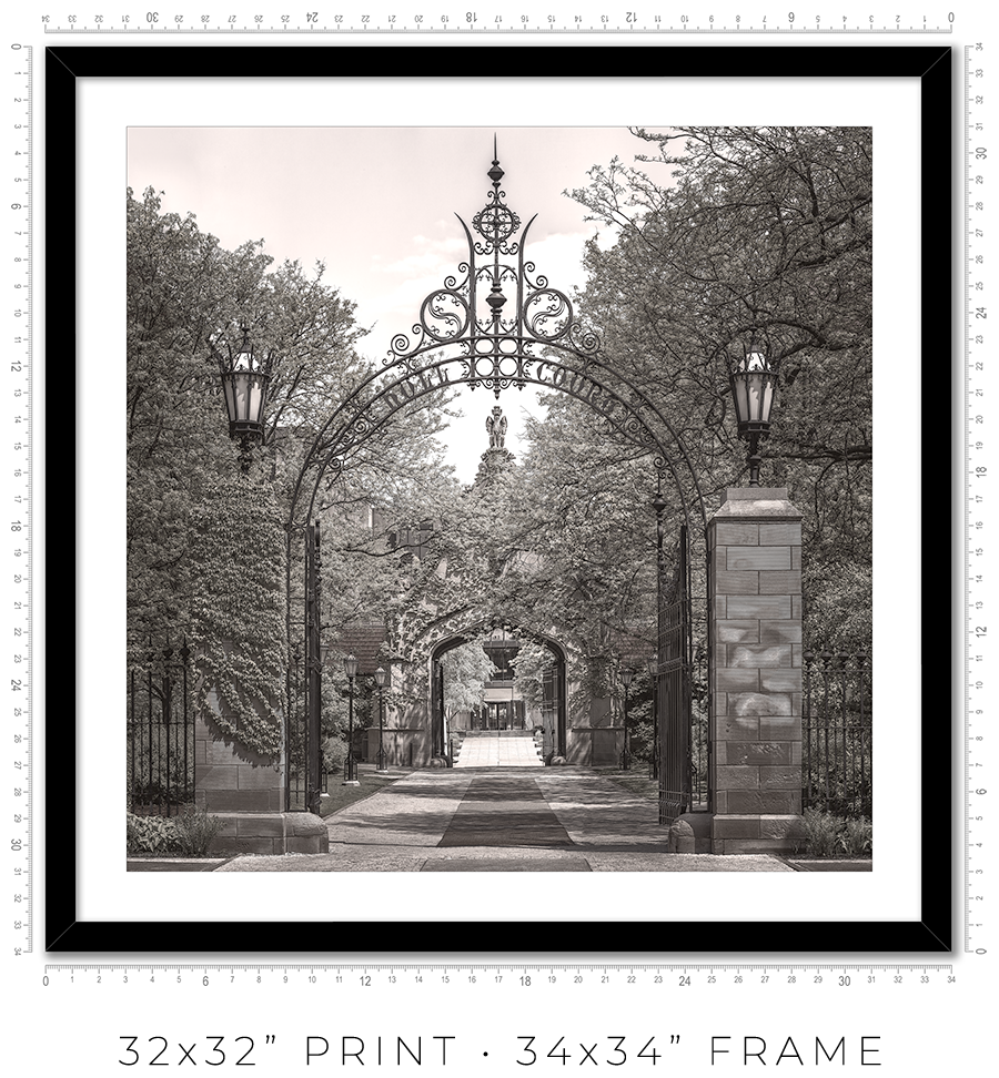 Hull Court Gate at the University Of Chicago - Igor Menaker Fine Art Photography