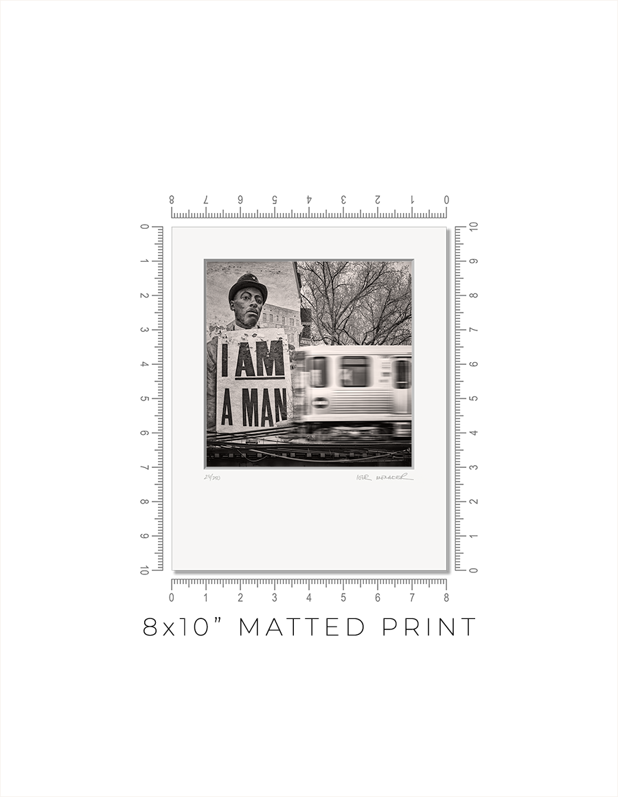I am a Man Mural - Igor Menaker Fine Art Photography