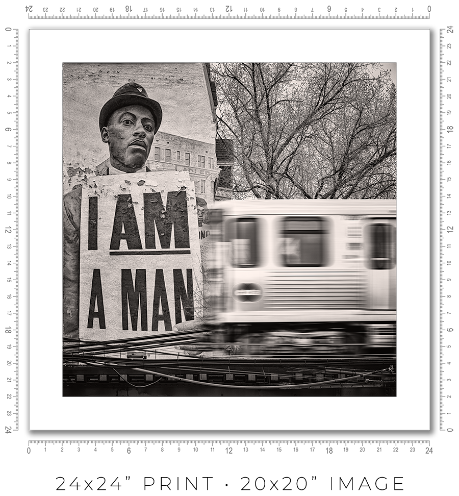 I am a Man Mural - Igor Menaker Fine Art Photography