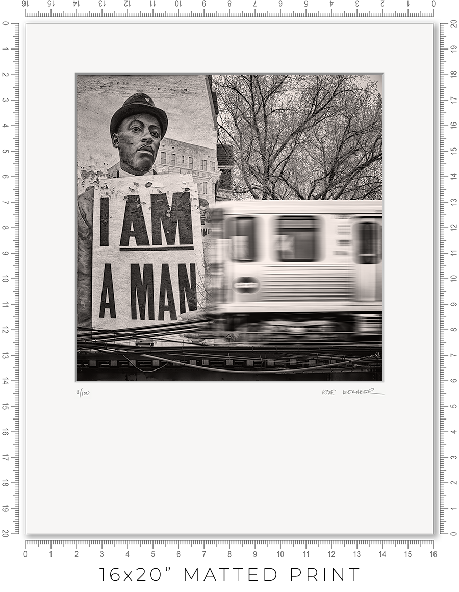 I am a Man Mural - Igor Menaker Fine Art Photography