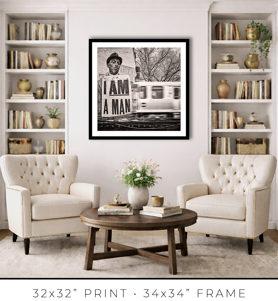 I am a Man Mural - Igor Menaker Fine Art Photography