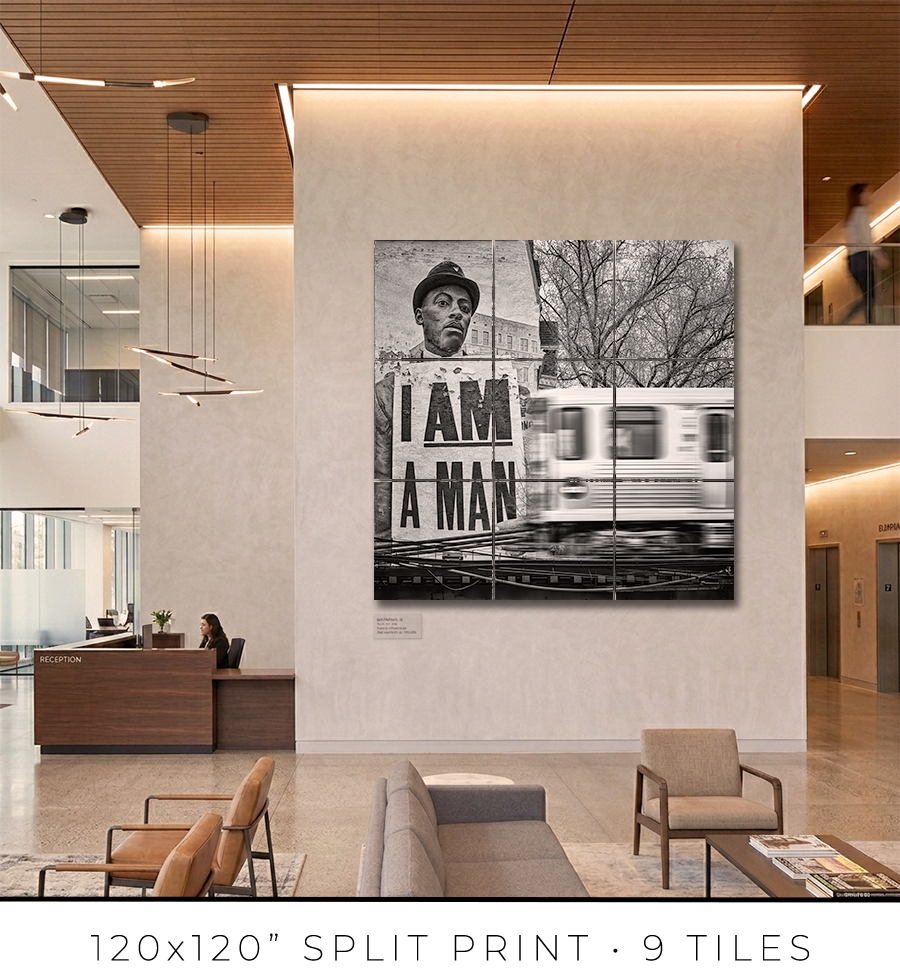 I am a Man Mural - Igor Menaker Fine Art Photography
