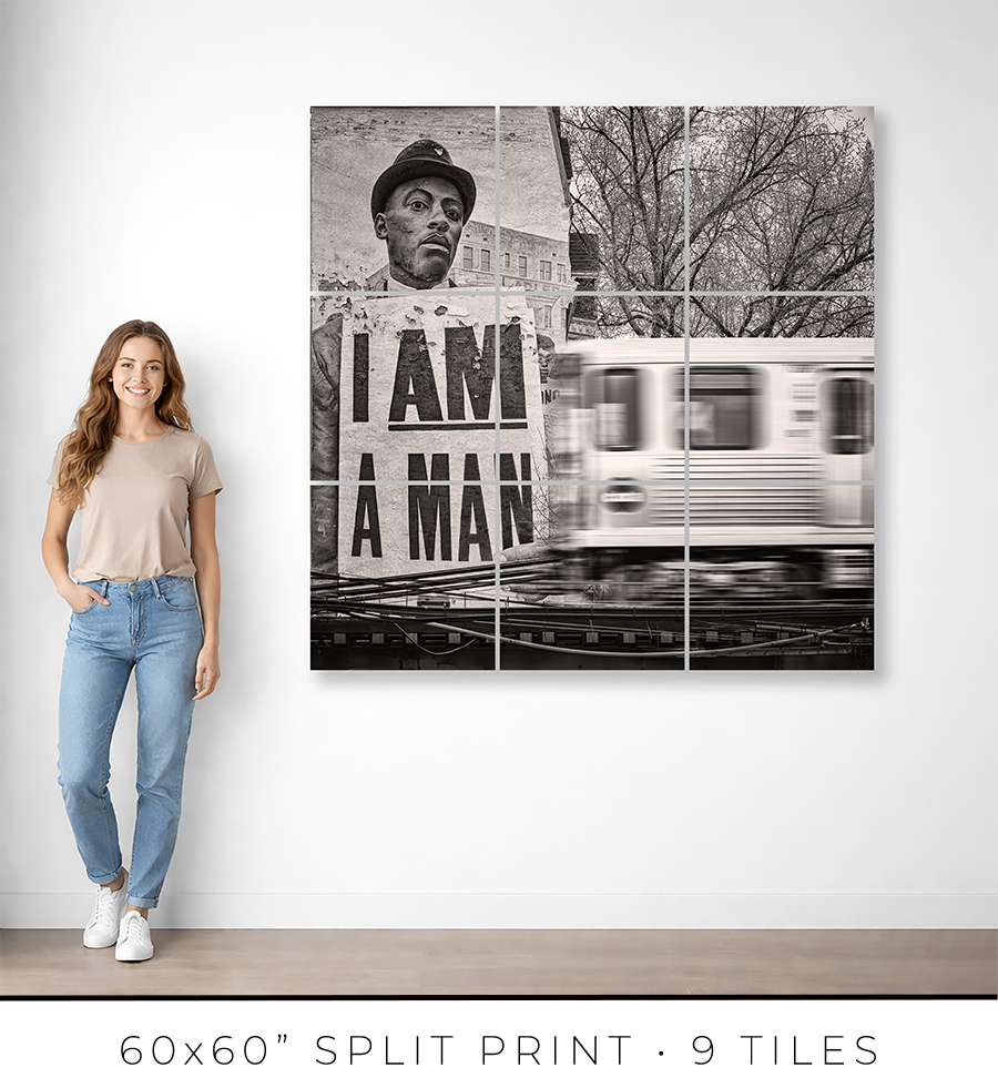 I am a Man Mural - Igor Menaker Fine Art Photography