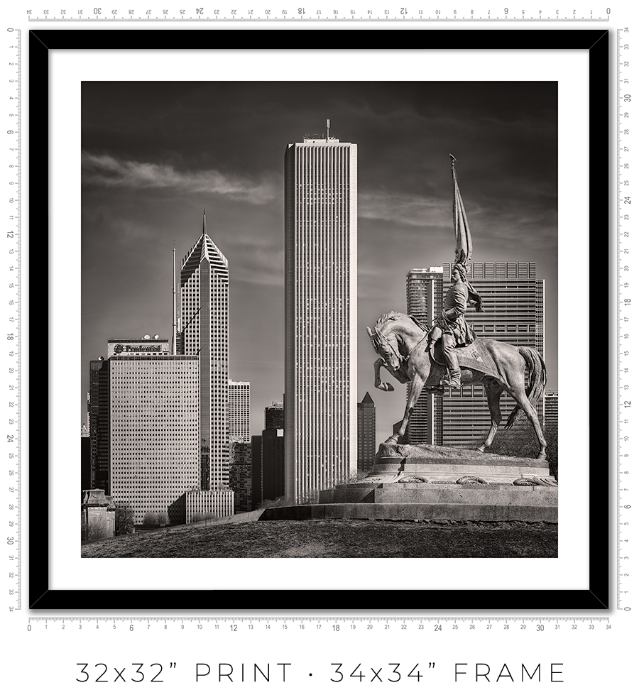 John Alexander Logan Monument North View