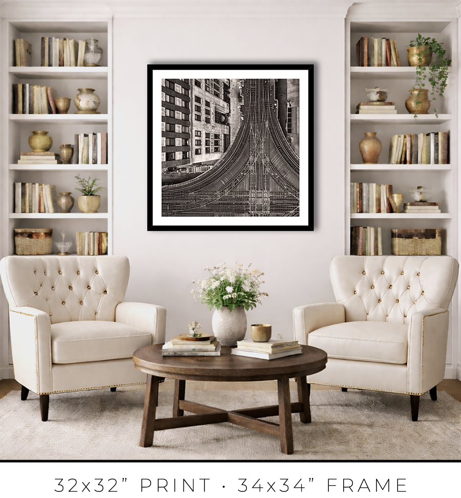 Lake and Wells Tower 18 Junction - Igor Menaker Fine Art Photography