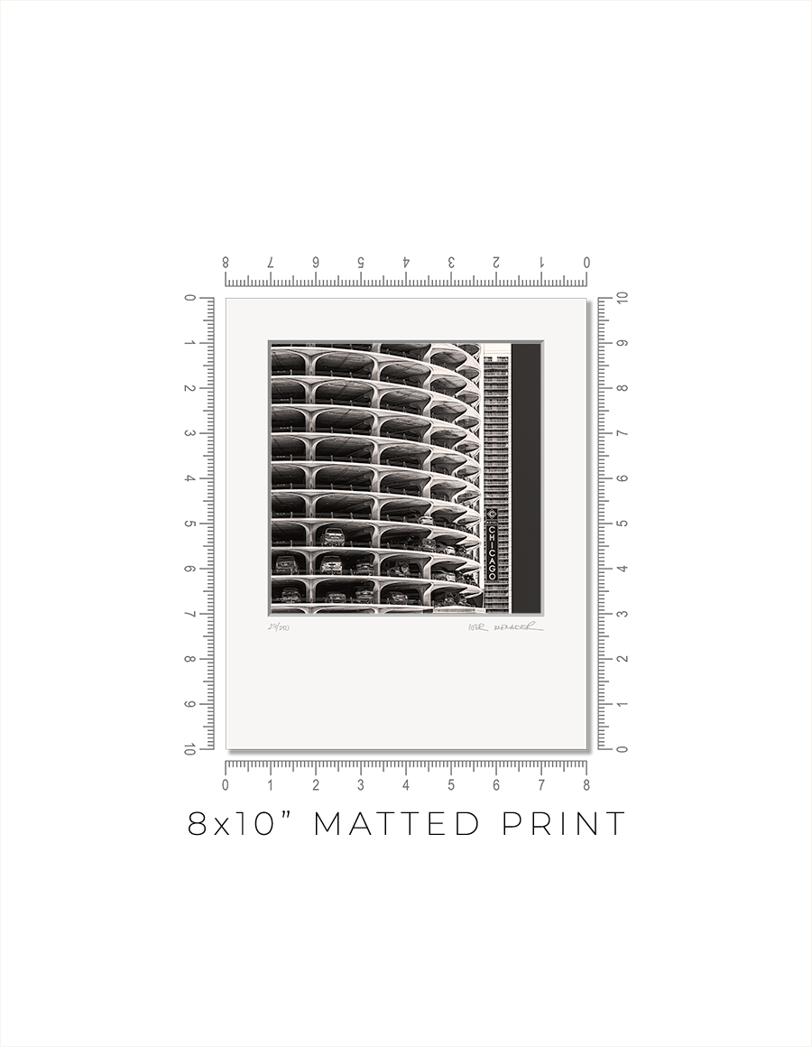 Marina City Parking Garage - Igor Menaker Fine Art Photography