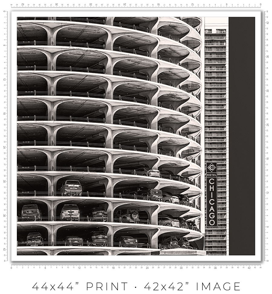 Marina City Parking Garage - Igor Menaker Fine Art Photography