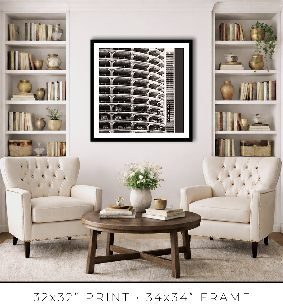 Marina City Parking Garage - Igor Menaker Fine Art Photography