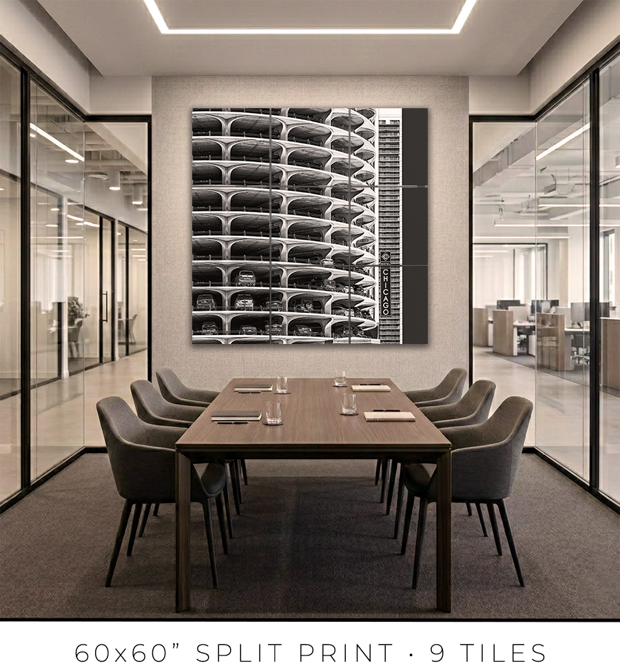 Marina City Parking Garage - Igor Menaker Fine Art Photography