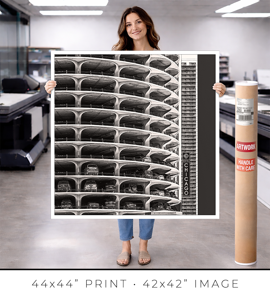 Marina City Parking Garage - Igor Menaker Fine Art Photography