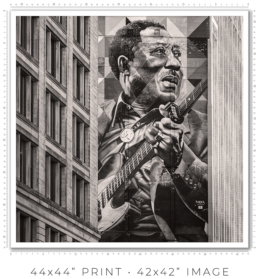 Muddy Waters Mural - Igor Menaker Fine Art Photography