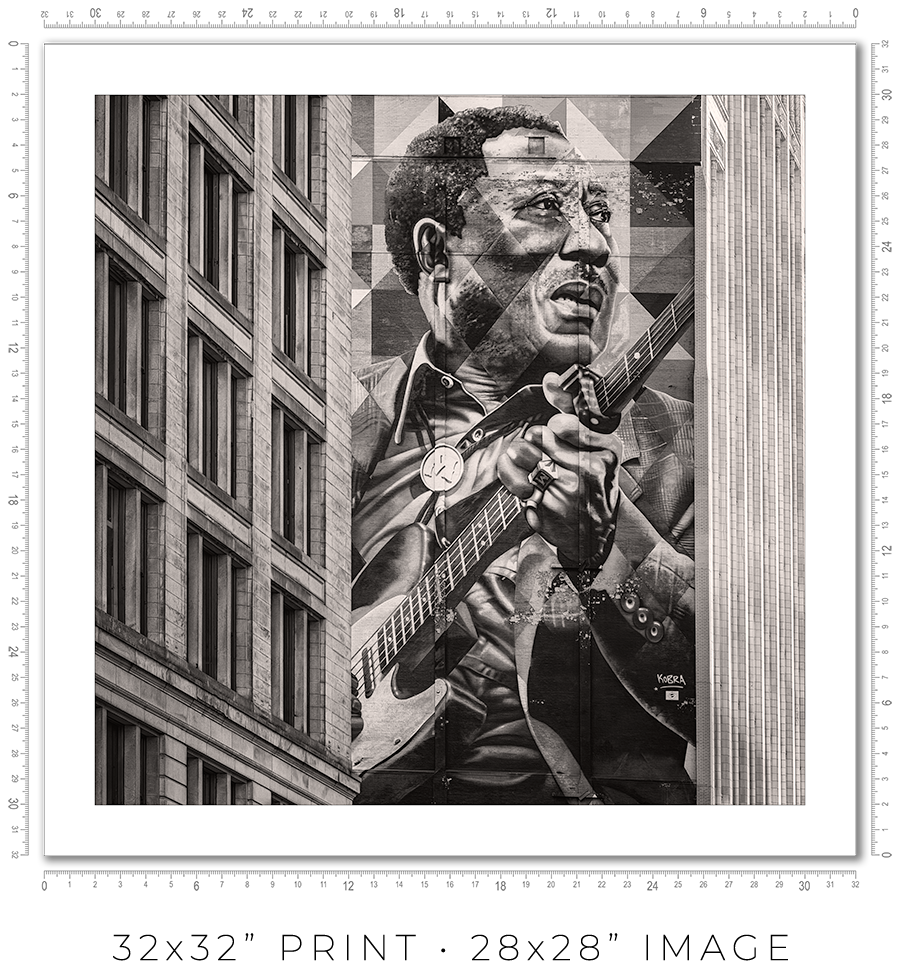 Muddy Waters Mural - Igor Menaker Fine Art Photography