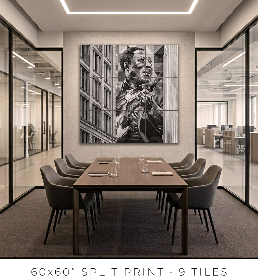Muddy Waters Mural - Igor Menaker Fine Art Photography