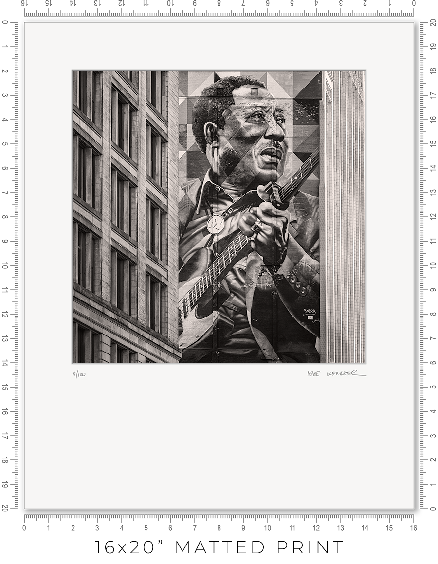 Muddy Waters Mural - Igor Menaker Fine Art Photography