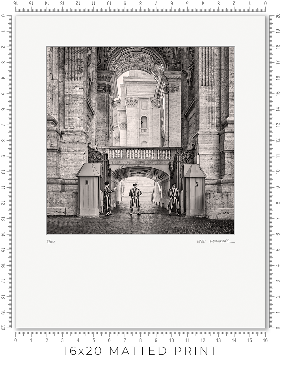 Papal Swiss Guard - Igor Menaker Fine Art Photography