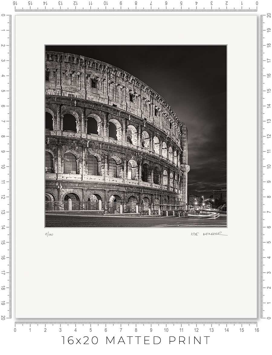 Piazza del Colosseo in Rome - Igor Menaker Fine Art Photography