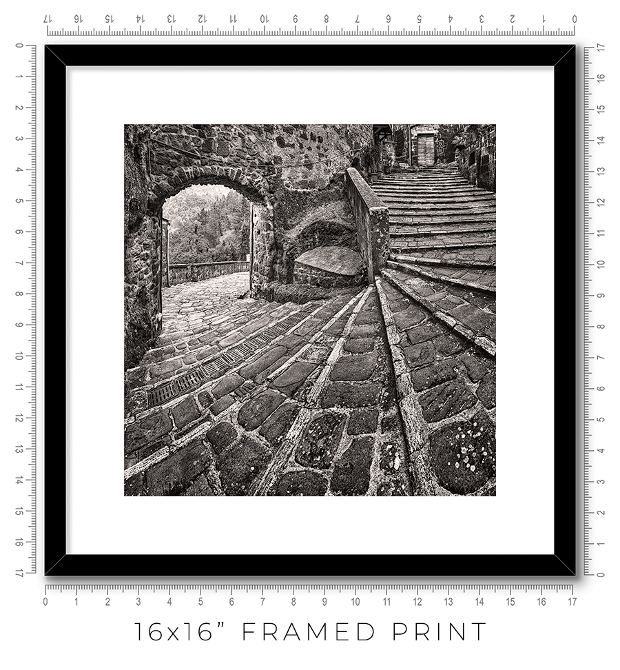 Pitigliano Stairs - Igor Menaker Fine Art Photography