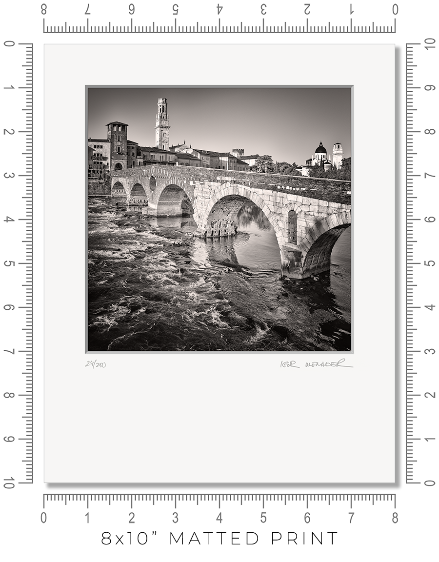 Ponte Pietra in Verona - Igor Menaker Fine Art Photography
