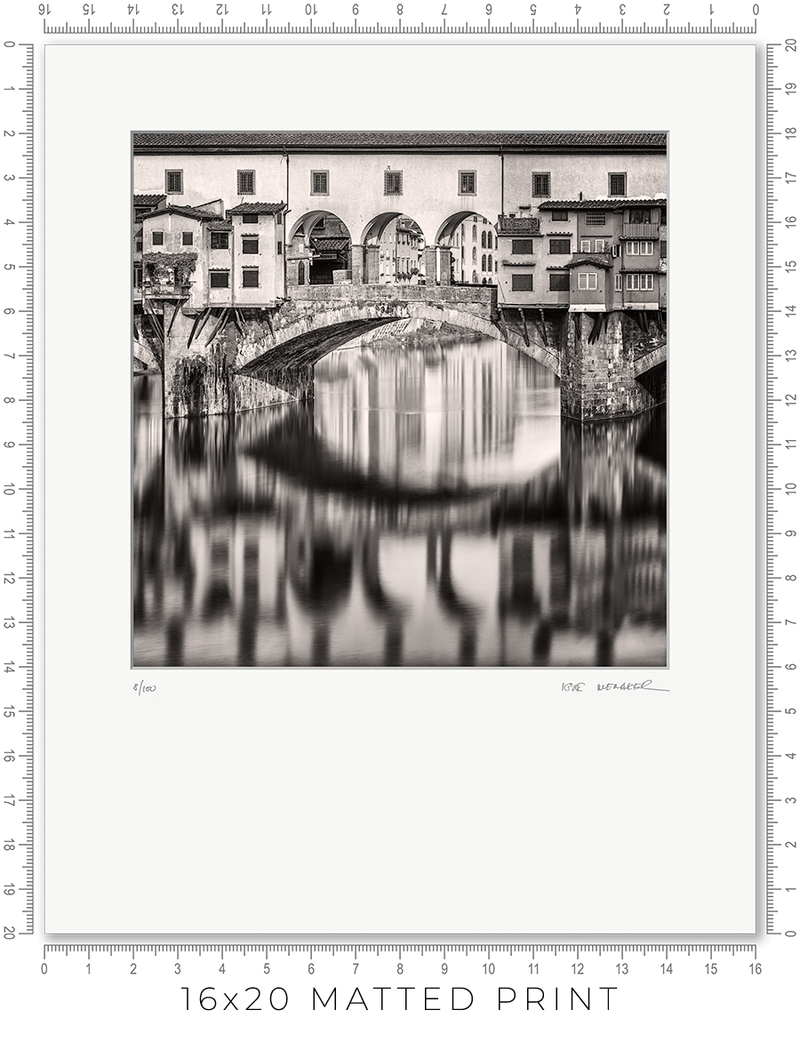 Ponte Vecchio Reflection - Igor Menaker Fine Art Photography