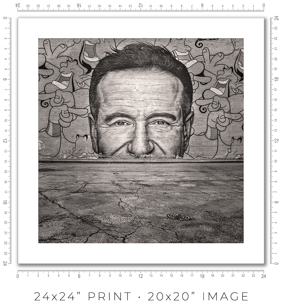Robin Williams Mural - Igor Menaker Fine Art Photography